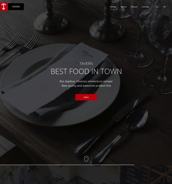 Rundum-Website Gastronomie - Tavern